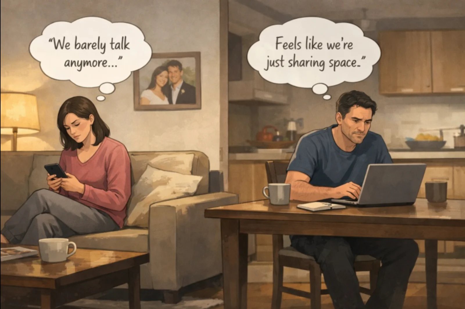 We Almost Became Strangers Living in the Same Apartment