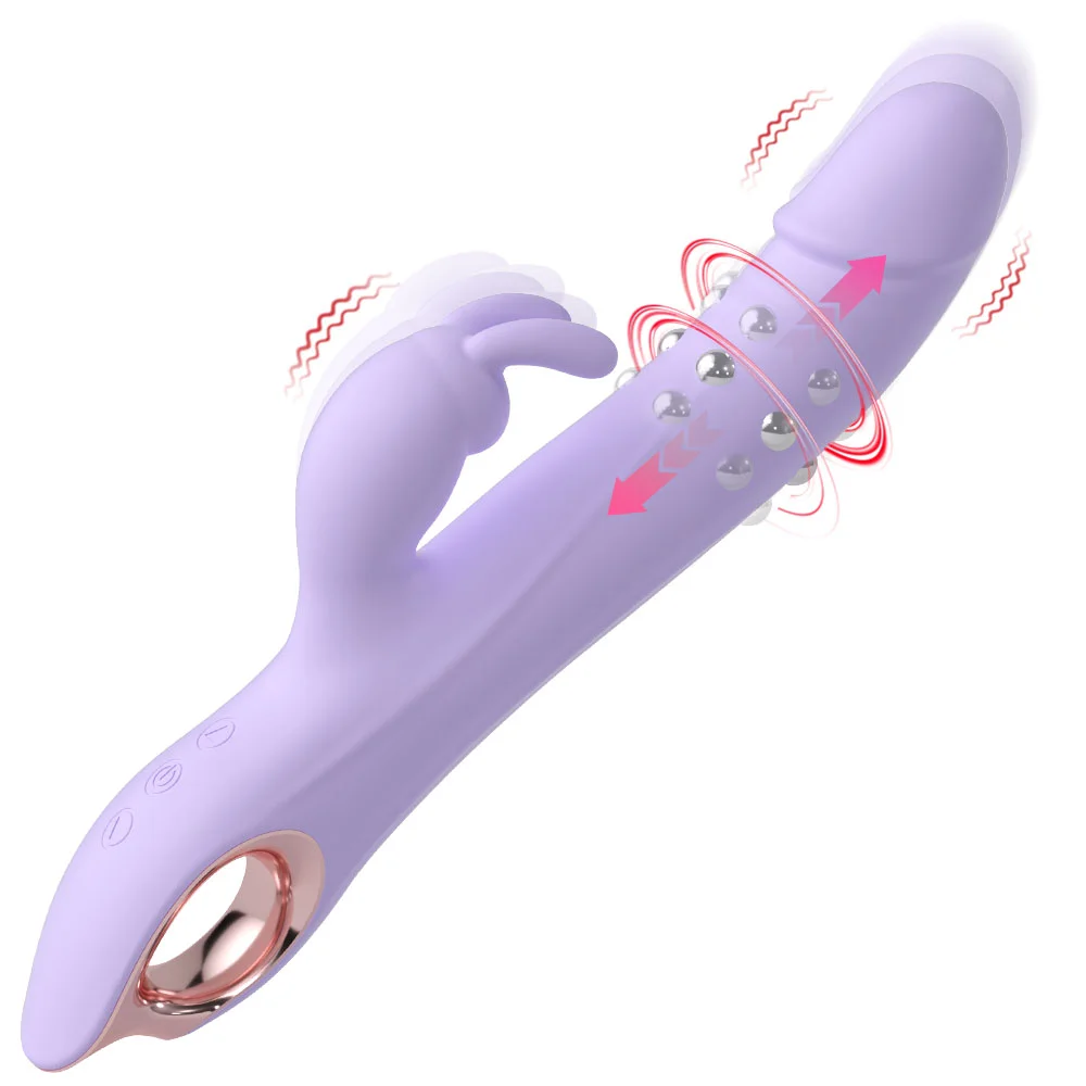 thrusting rabbit vibrator dual motion design