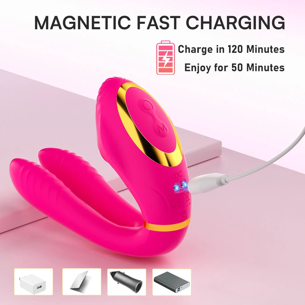 magnetic charging vibrator USB charging port detail UAE