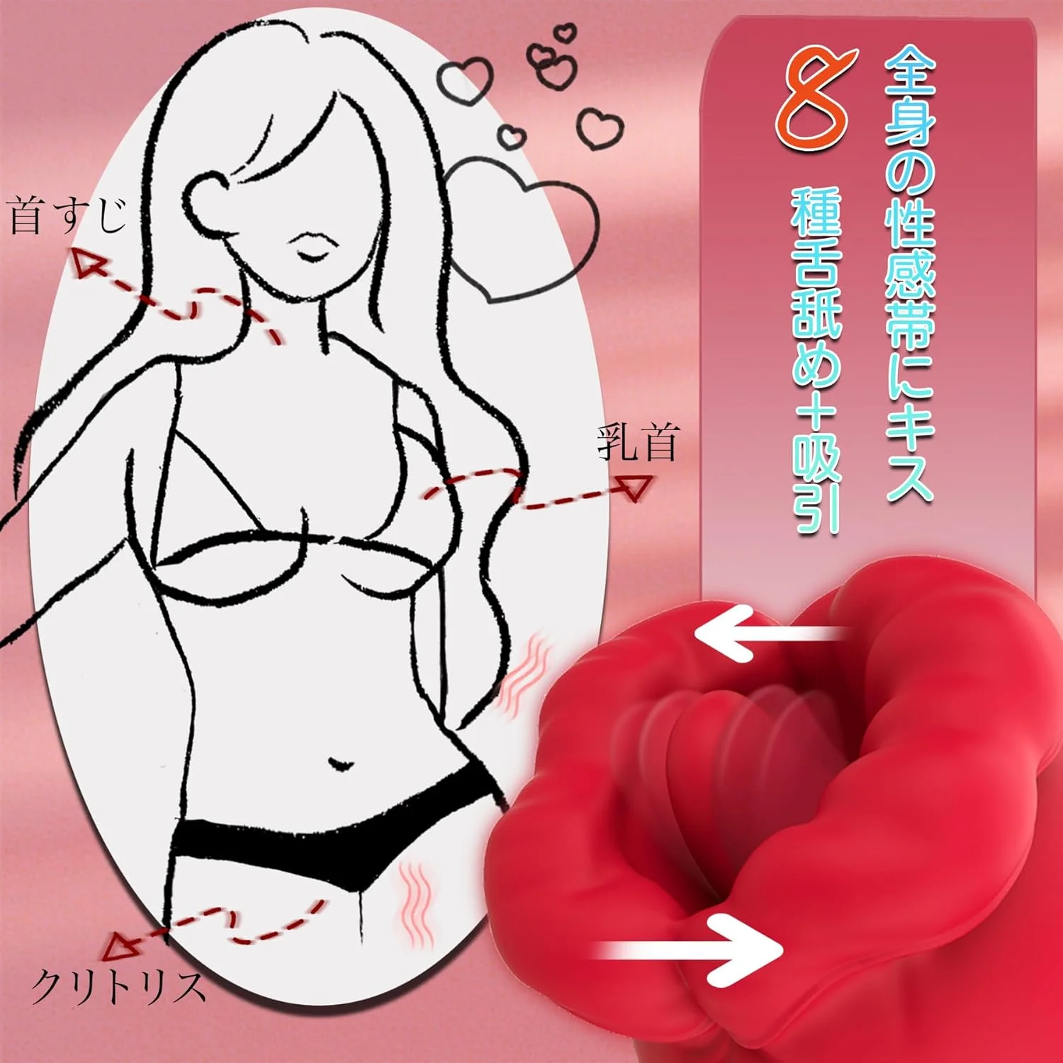 dual vibrator flexible structure close view