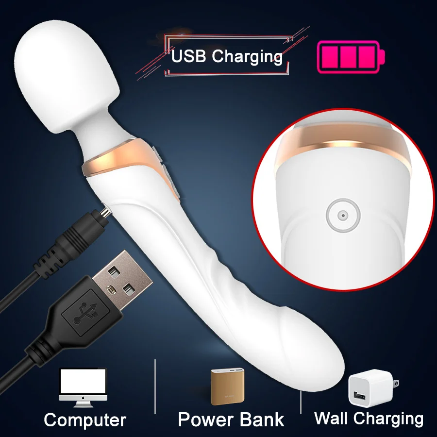 Rechargeable double-headed female vibrator UAE