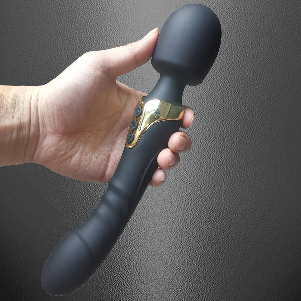 rounded head vibrator massage detail