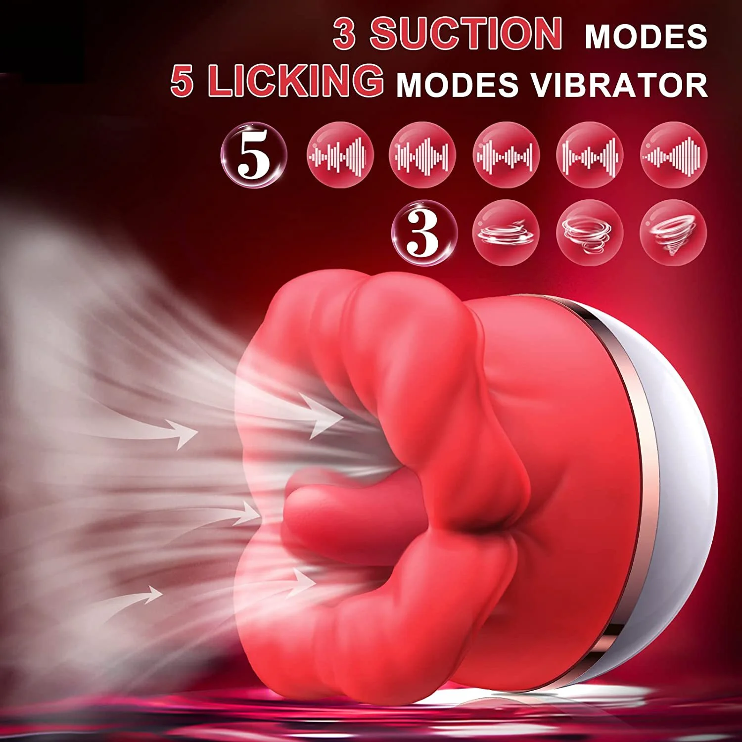 rose vibrator UAE suction licking design