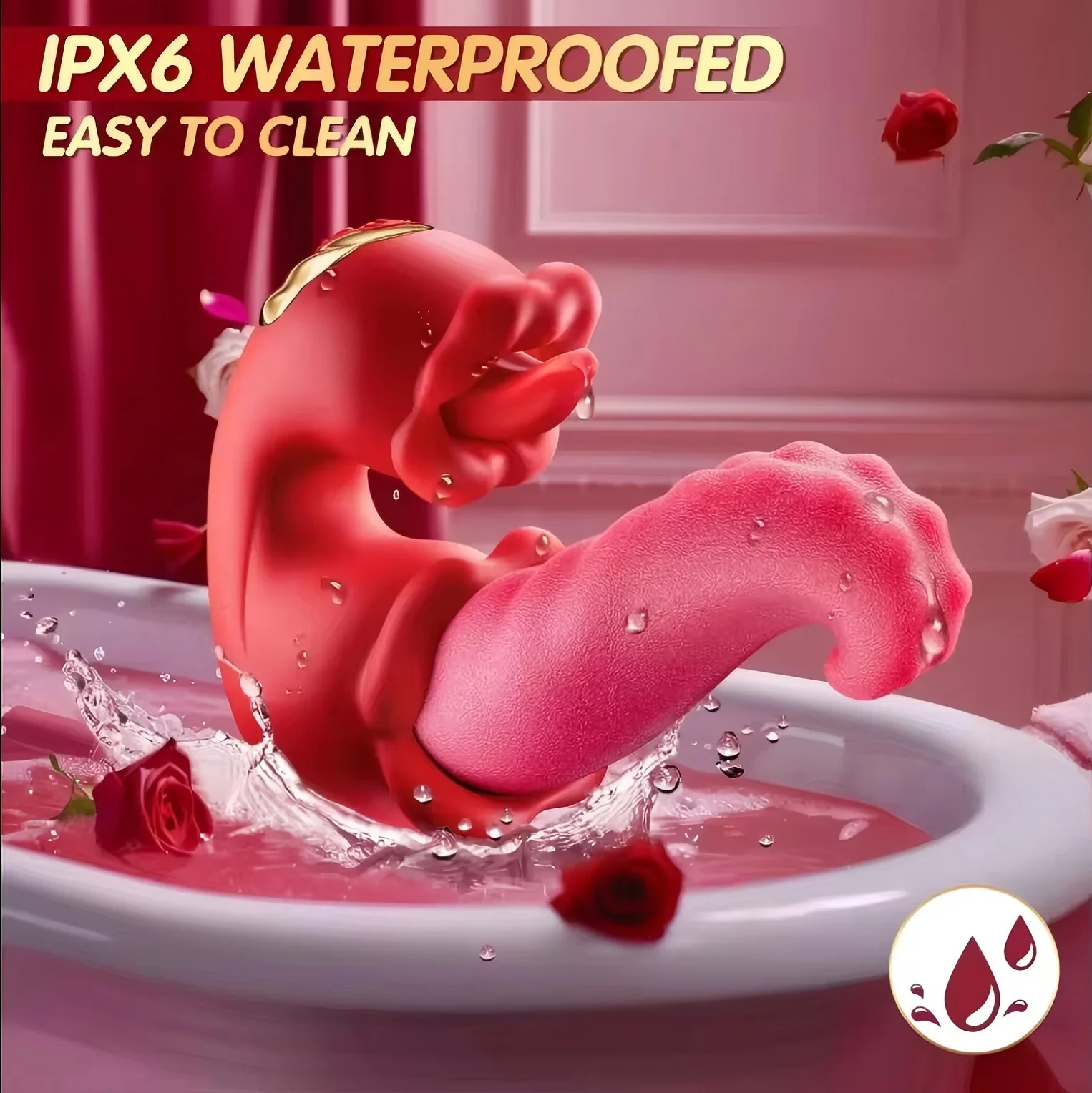 waterproof vibrator easy cleaning device