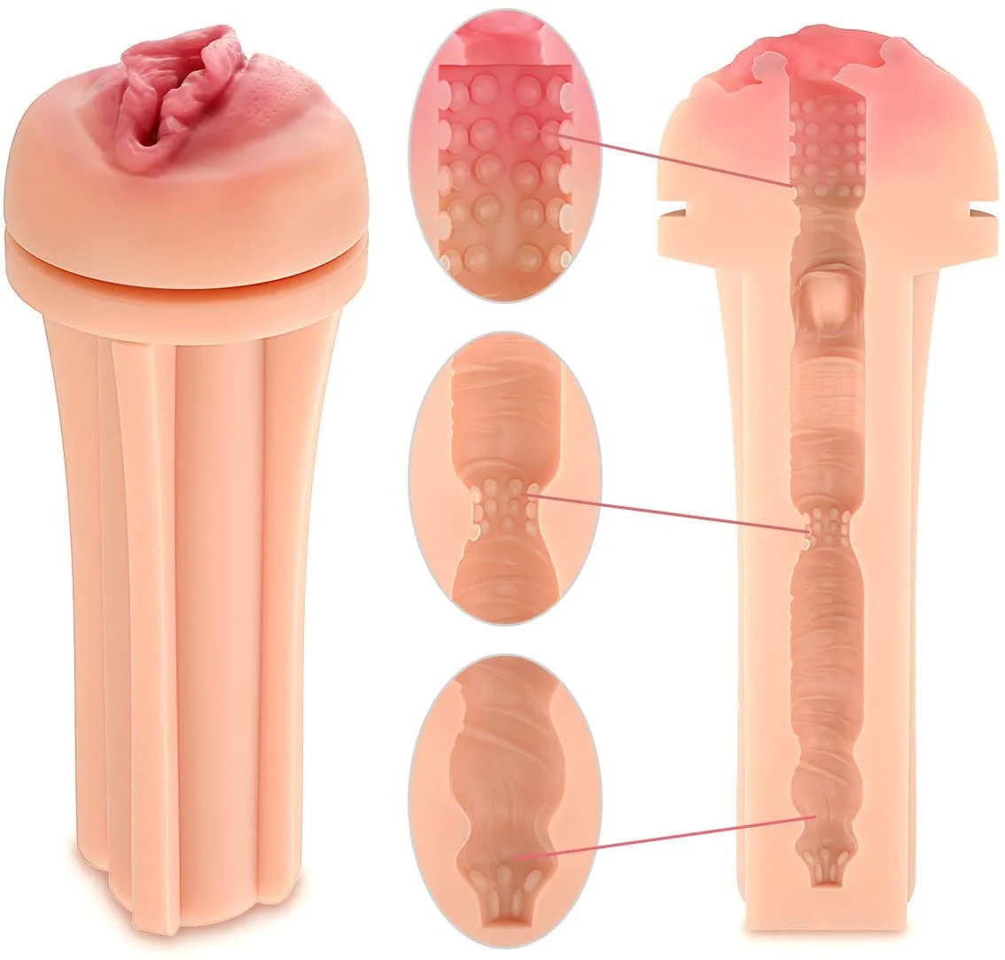 silicone sleeve realistic texture close up
