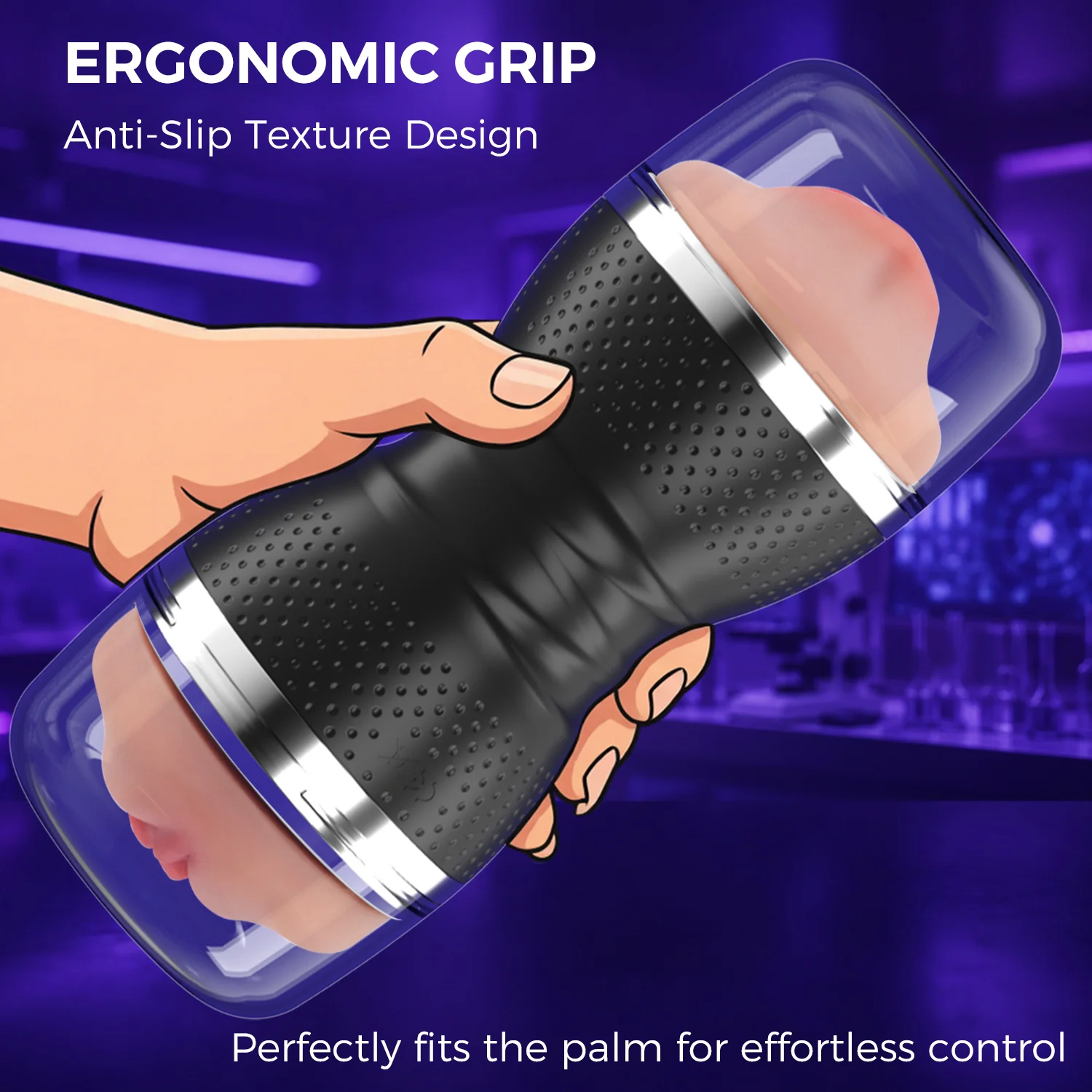 Dual Channel Male Masturbator UAE – Double Entry Sleeve Device
