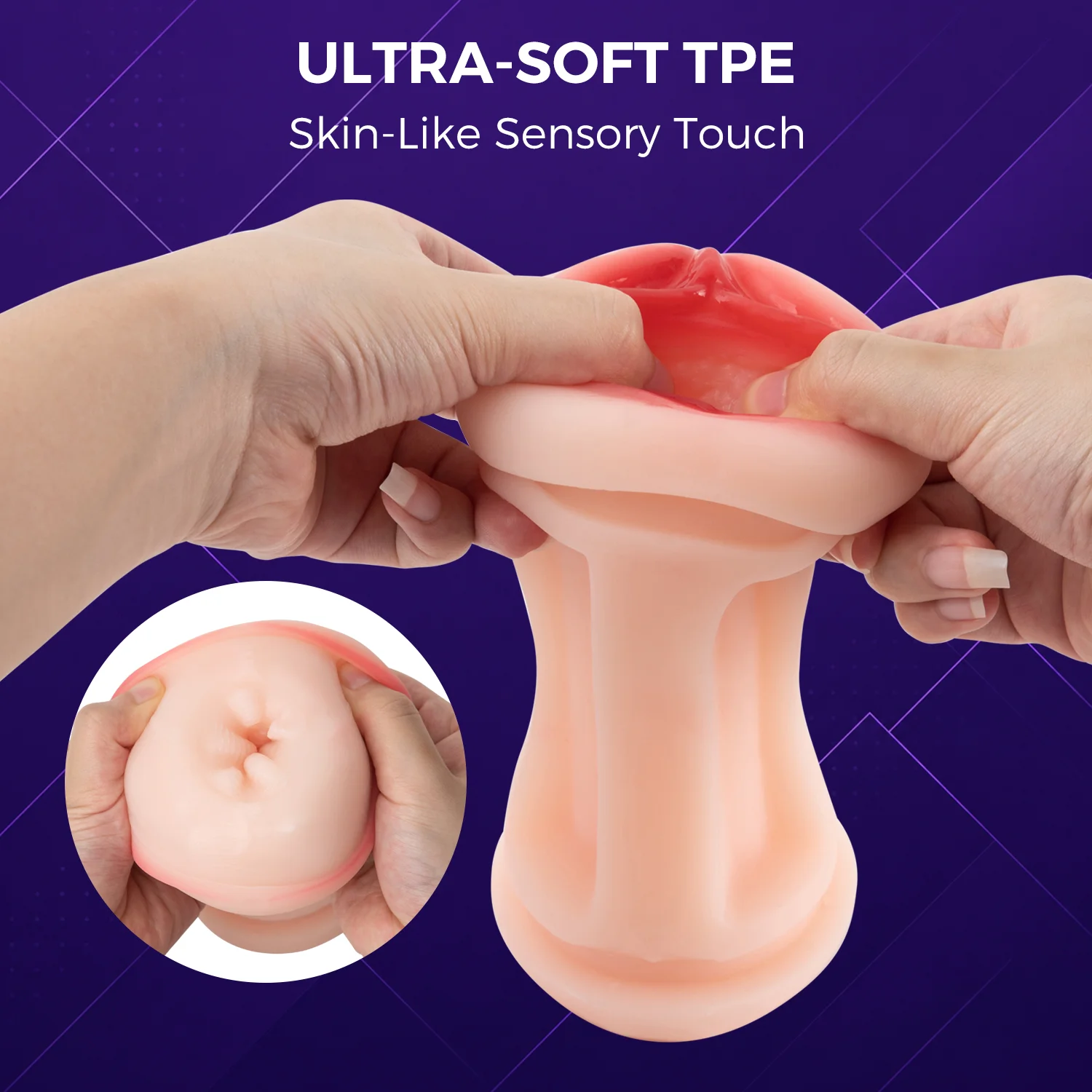 Dual Channel Male Masturbator UAE – Double Entry Sleeve Device