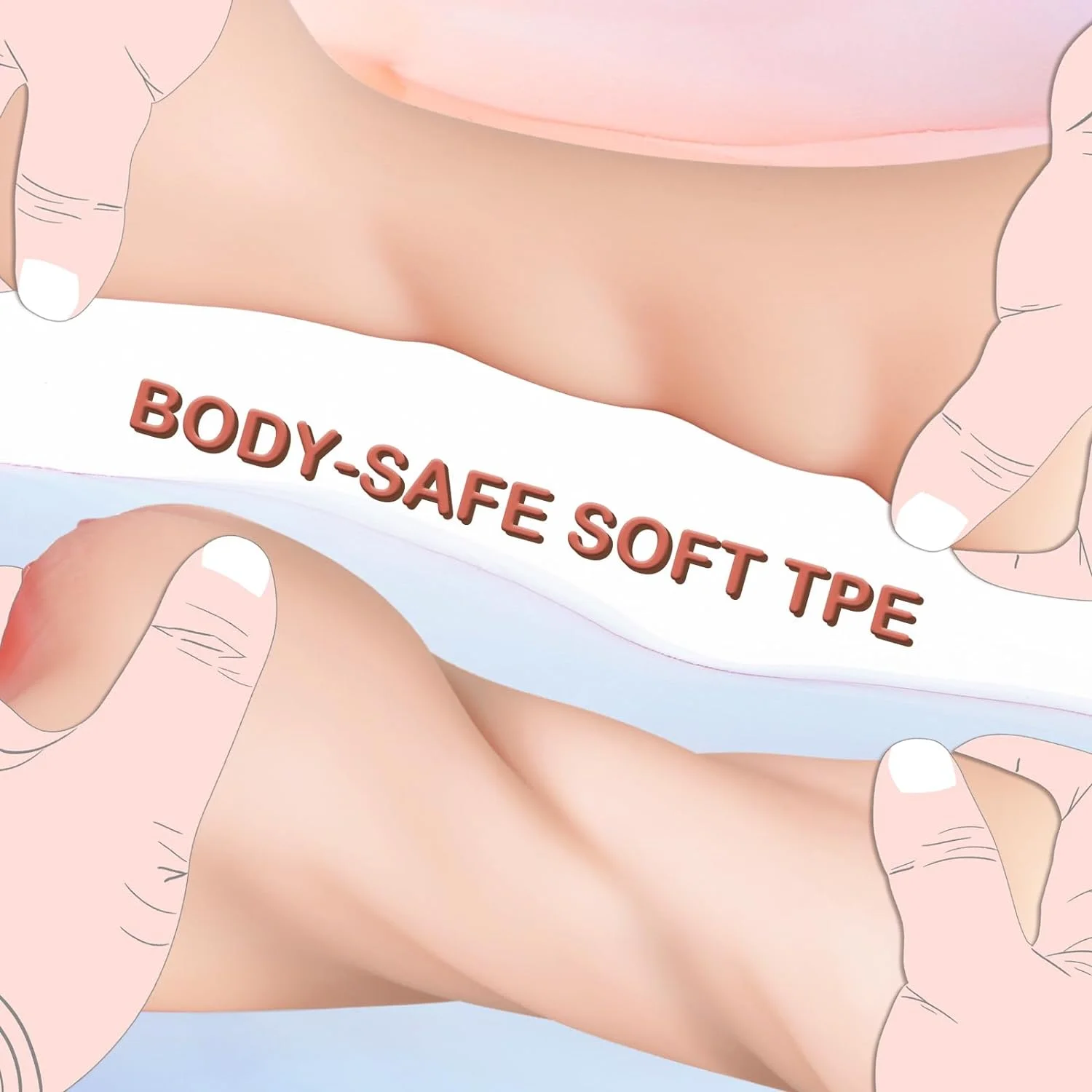 soft sleeve male stroker close view
