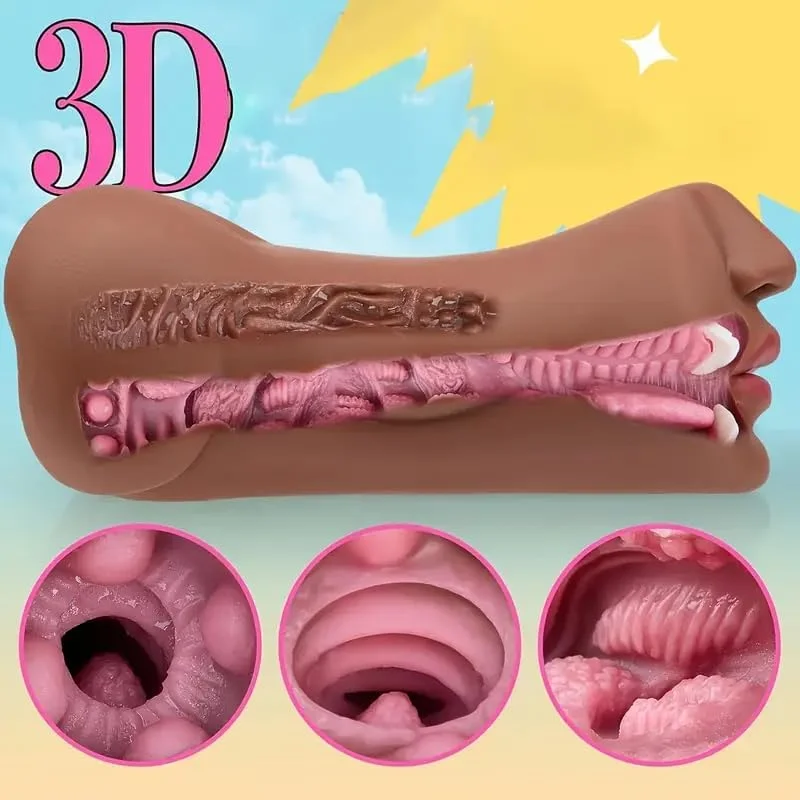 multi texture masturbator sleeve close view