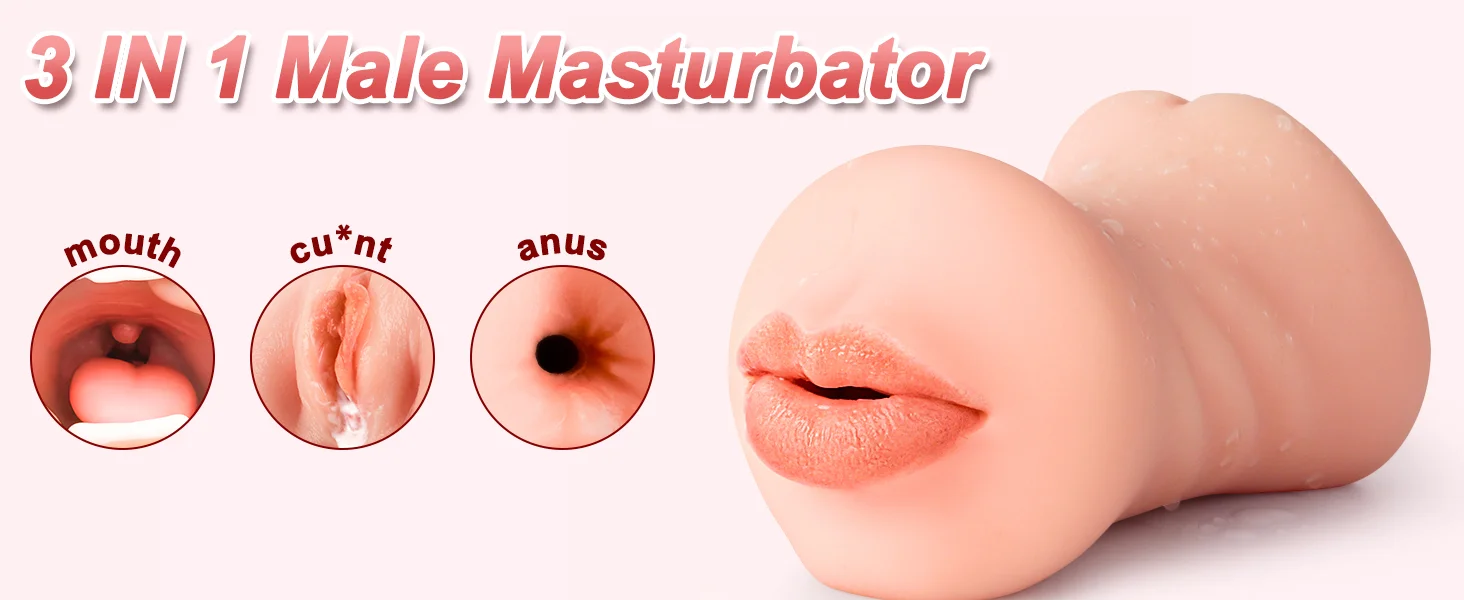 Multi-channel portable male masturbator UAE