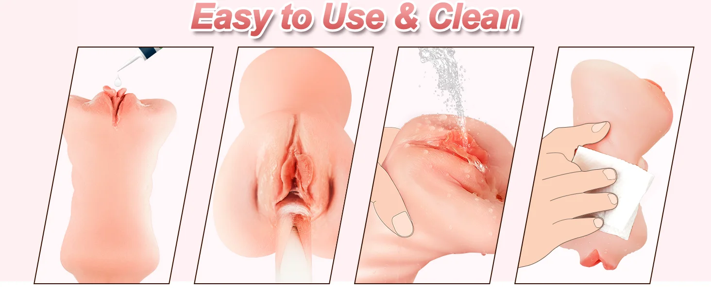 waterproof male masturbator cleaning use