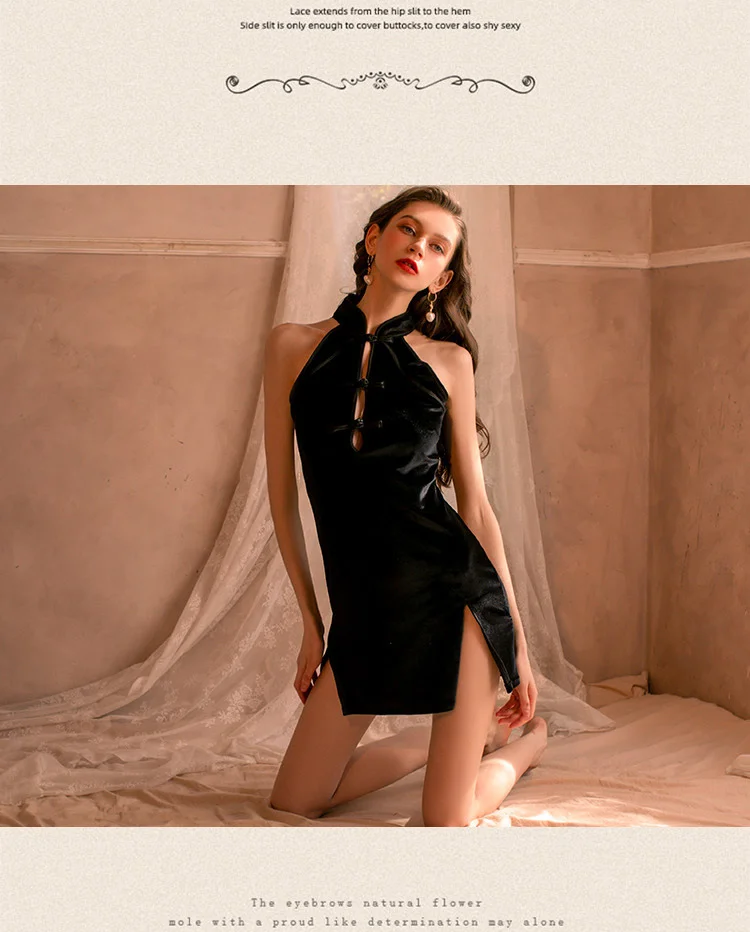 cheongsam lingerie UAE split dress elegant style