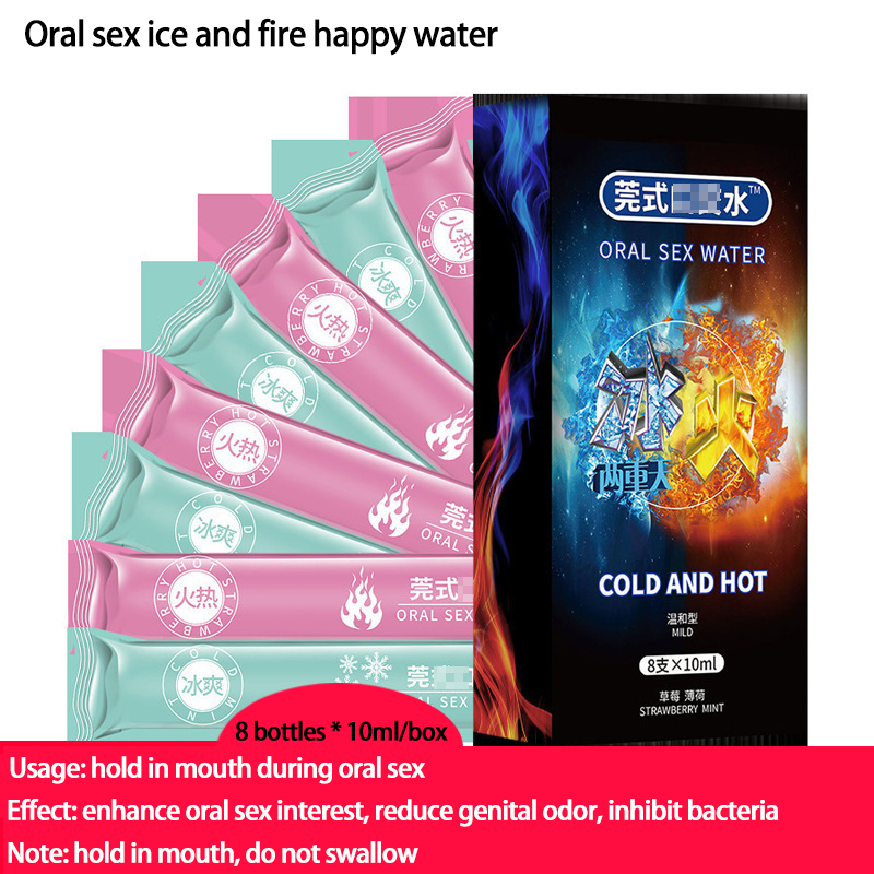 flavored intimate gel UAE sachet close view