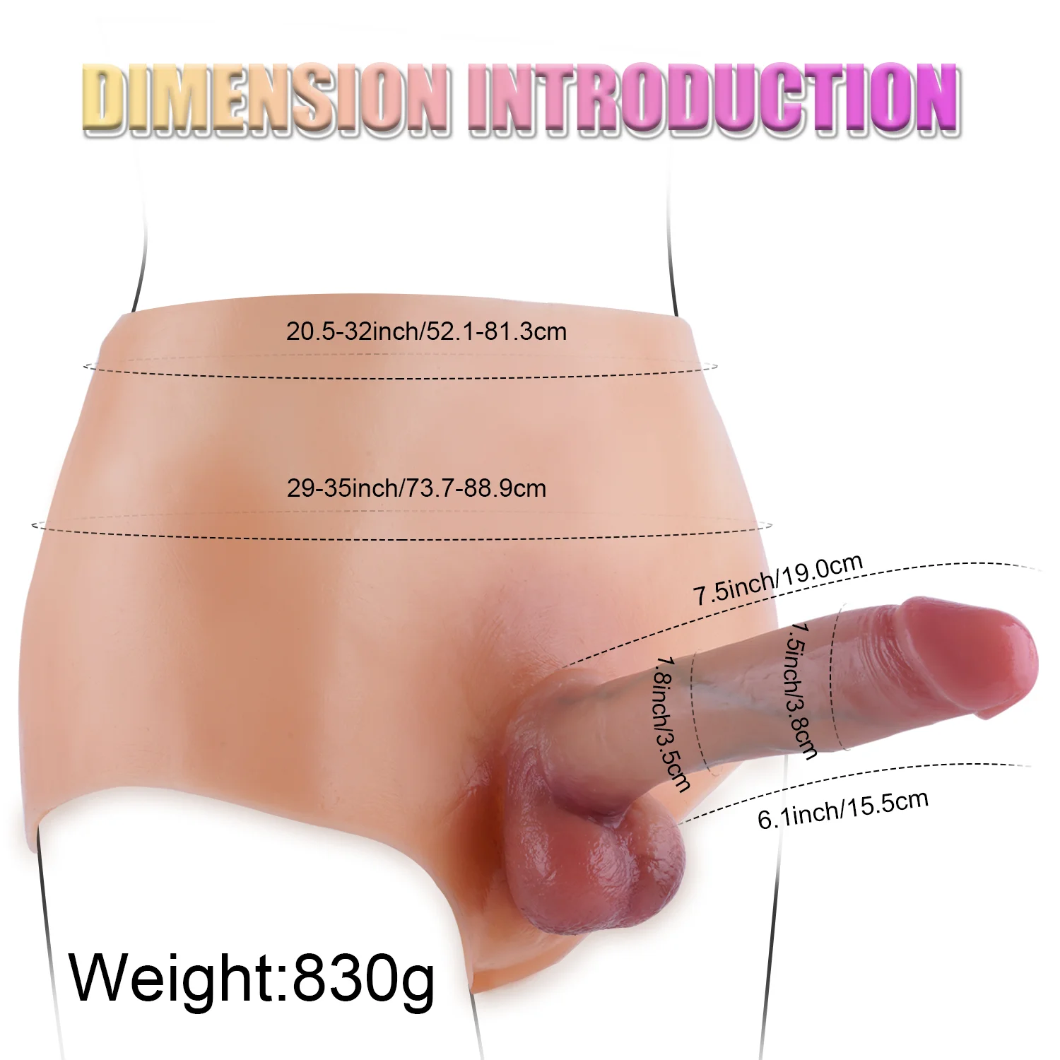 Leather pants dildos